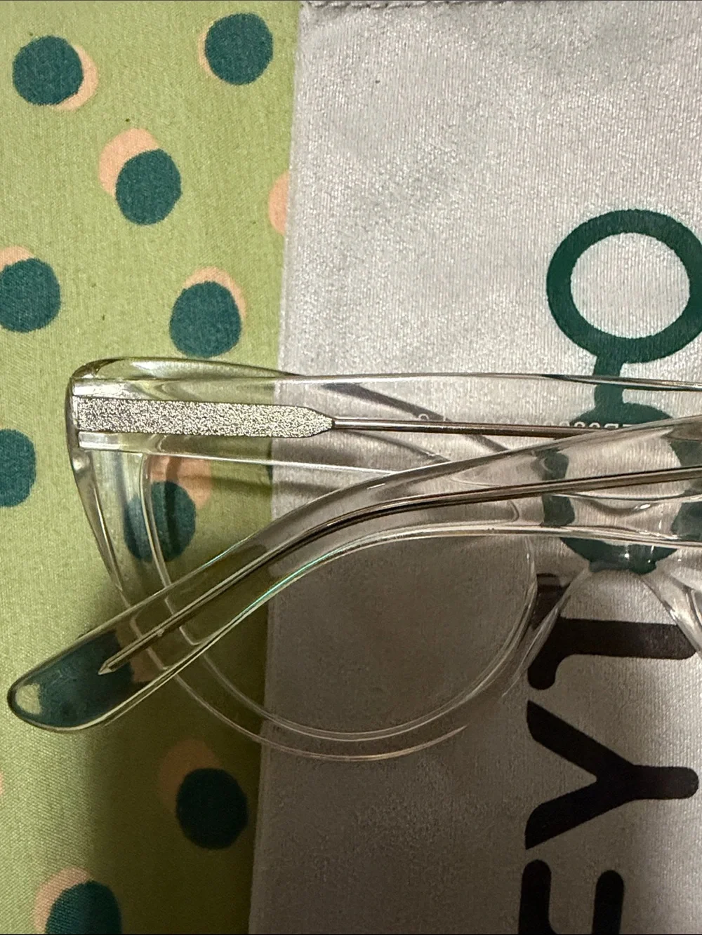 Clear Cat-Eye Blue Light Glasses - Transparent